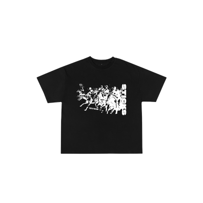 Black Sticks Oversized Tee
